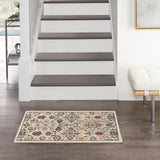 Nourison Home Allur All-over design Beige 2' x 3' Area -Rug, Easy -Cleaning, Non Shedding, Bed Room, Living Room, Dining Room, Kitchen (2x3)