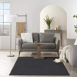 Nourison Essentials 4' x 6' Black Outdoor Indoor/Outdoor Rug