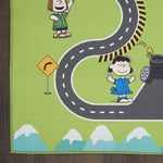 Peanuts Pnt11 Cozy Home Kids & Tween Multicolor 3'3" x 5'3" Area Rug, Easy Clean, Non Shedding, Bed Room, Living Room, Dining Room, Kitchen (3x5)