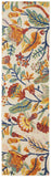 Nourison Allur Modern Ivory Multicolor 2'3" x 7'6" Area Rug, Easy Clean, Non Shedding, Bed Room, Living Room, Dining Room, Kitchen (2x8)