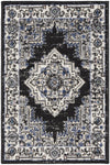 Nourison Passion Bohemian Black Ivory 1'10'' x 2'10'' Area-Rug, Easy-Cleaning, Non Shedding, Bed Room, Living Room, Dining Room, Kitchen (2x3)