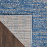 Nourison Essentials Indoor/Outdoor Blue/Grey 2' x 4' Area Rug, Easy Cleaning, Non Shedding, Bed Room, Living Room, Dining Room, Backyard, Deck, Patio (2x4)