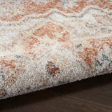 Nourison Astra Machine Washable Bohemian Gold/Multicolor 5'3" x 7' Area Rug, Easy Clean, Non Shedding, Bed Room, Living Room, Dining Room, Kitchen (5x7)