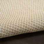 Nourison Courtyard Natural 2' x 3' Area Rug - Easy Clean, Non Shedding, Bed Room, Living Room, Dining Room, Kitchen (2' x 3')