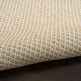 Nourison Courtyard Natural 2'2" x 8' Area Rug - Easy Clean, Non Shedding, Bed Room, Living Room, Dining Room, Kitchen (8' Runner)