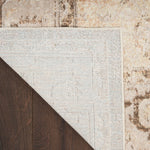 Nourison Astra Machine Washable Beige 2'2" x 4' Area Rug, Easy Clean, Non Shedding, Bed Room, Living Room, Dining Room, Kitchen (2' x 4')