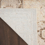 Nourison Astra Machine Washable Beige 2'2" x 4' Area Rug, Easy Clean, Non Shedding, Bed Room, Living Room, Dining Room, Kitchen (2' x 4')