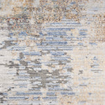 Nourison Modern Abstract Abstract Grey Blue 2'6" x 4' Area Rug, Easy Clean, Non Shedding, Bed Room, Living Room, Dining Room, Kitchen (3x4)