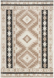 Nourison Washable Decor Beige Black 5'3" x 7' Area Rug Easy Clean, Non Shedding, Bed Room, Living Room, Dining Room, Kitchen (5' x 7')