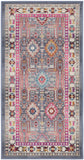 Nourison Vintage Kashan Vintage Grey/Multi 2' x 4' Area -Rug, Easy -Cleaning, Non Shedding, Bed Room, Living Room, Dining Room, Kitchen (2x4)