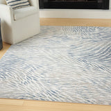 Nourison Splendid Modern Multicolor 3'11" x 5'11" Area Rug, Easy Clean, Non Shedding, Bed Room, Living Room, Dining Room, Kitchen (4x6)