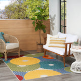 Nourison Aloha 3'6" x 5'6" Area Rug with Multicolor Finish 099446168009