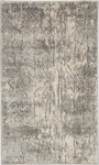 Nourison Concerto Abstract Beige/Grey 2'2" x 3'9" Area -Rug, Easy -Cleaning, Non Shedding, Bed Room, Living Room, Dining Room, Kitchen (2x4)