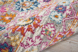 Nourison Passion Silver 1'10" x 6' Area Rug, Boho, Moroccan, Bed Room, Living Room, Dining Room, Kitchen, Easy Cleaning, Non Shedding, (6' Runner)