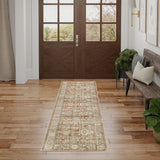 Nourison Traditional Home Traditional Terracotta 2'3" x 8' Area -Rug, Easy -Cleaning, Non Shedding, Bed Room, Living Room, Dining Room, Kitchen (2x8)