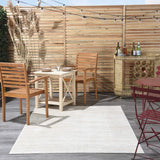 Nourison Essentials Solid Contemporary Ivory Beige 5' X 7' Area Rug , 5' X 7'
