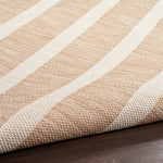 Nourison Positano Indoor/Outdoor Beige Ivory 4' x 6' Area Rug, Easy Clean, Non Shedding, Bed Room, Living Room, Dining Room, Deck, Backyard, Patio (4x6)