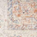 Nourison Essentials Indoor/Outdoor Beige Blue 5' x 7' Area Rug, Non Shedding, Bed Room, Living Room, Dining Room, Backyard, Deck, Patio (5x7)