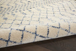 Nourison Royal Moroccan Farmhouse Beige Blue 2'2" x 7'6" Area Rug, Easy Cleaning, Non Shedding, Bed Room, Living Room, Dining Room, Kitchen (2x8)