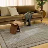 Nourison Nordic Ivory Grey 4' x 6' Area Rug - Easy Clean, Non Shedding, Bed Room, Living Room, Dining Room, Kitchen (4' x 6')