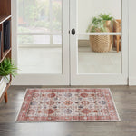 Nourison Fulton Vintage Beige/Multi 2' x 3' Area -Rug, Easy -Cleaning, Non Shedding, Bed Room, Living Room, Dining Room, Kitchen (2x3)