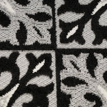 Nourison Aloha 42x66 Modern Fabric Rug in Black White Finish