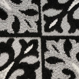 Nourison Aloha 42x66 Modern Fabric Rug in Black White Finish