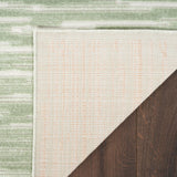 Nourison Casual Green 3'11" x 5'11" Area Rug Easy Clean, Non Shedding, Bed Room, Living Room, Dining Room, Kitchen (4' x 6')