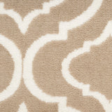 Nourison Jubilant Contemporary Taupe 5'3" x 7'3" Area Rug, Easy Clean, Non Shedding, Bed Room, Living Room, Dining Room, Kitchen (5x7)