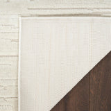 Nourison Casual Beige 2' x 6' Area Rug Easy Clean, Non Shedding, Bed Room, Living Room, Dining Room, Kitchen (6' Runner)