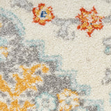 Nourison Passion Grey Multicolor 8' x Round Area Rug Easy Clean, Non Shedding, Bed Room, Living Room, Dining Room, Kitchen (8' x Round)