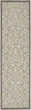 Nourison Aloha Indoor/Outdoor Natural 2'3" x 8' Area Rug, Transitional, French Country, Easy Cleaning, Non Shedding, Bed Room, Kitchen, Living Room, Deck, Backyard, (8' x Runner)