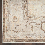 Nourison Astra Machine Washable Beige 2'2" x 4' Area Rug, Easy Clean, Non Shedding, Bed Room, Living Room, Dining Room, Kitchen (2' x 4')