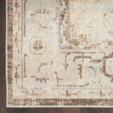 Nourison Astra Machine Washable Beige 2'2" x 4' Area Rug, Easy Clean, Non Shedding, Bed Room, Living Room, Dining Room, Kitchen (2' x 4')
