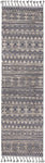 Nourison Asilah Mocha/Charcoal 2'2" x 8'2" Area -Rug, Modern, Moroccan, Easy -Cleaning, Non Shedding, Bed Room, Living Room, Dining Room, Kitchen, (8' x Runner)