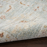 Nourison Traditional Home Traditional Mint 2'3" x 8' Area -Rug, Easy -Cleaning, Non Shedding, Bed Room, Living Room, Dining Room, Kitchen (2x8)