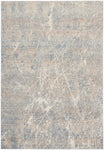 Nourison Splendid Modern Beige Blue 3'11" x 5'11" Area Rug, Easy Clean, Non Shedding, Bed Room, Living Room, Dining Room, Kitchen (4x6)
