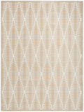 Nourison Casual Beige 5'3" x 7' Area Rug - Easy Clean, Non Shedding, Bed Room, Living Room, Dining Room, Kitchen (5' x 7')