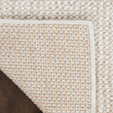 Nourison Textured Home All-over design Ivory Beige 3'11" x 5'11" Area Rug, Easy Clean, Non Shedding, Bed Room, Living Room, Dining Room, Kitchen (4x6)