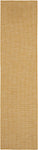 Nourison Positano Indoor/Outdoor Yellow 2'2" x 8' Area Rug, Easy Cleaning, Non Shedding, Bed Room, Living Room, Dining Room, Backyard, Deck, Patio (2x8)