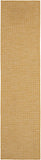 Nourison Positano Indoor/Outdoor Yellow 2'2" x 8' Area Rug, Easy Cleaning, Non Shedding, Bed Room, Living Room, Dining Room, Backyard, Deck, Patio (2x8)