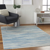 Nourison Jubilant JUB04, 5'3" x 7'3", Blue