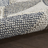 Nourison Elwood Grey/Charcoal 2'2" x 8'2" Area Rug, Modern, Geometric, Easy Cleaning, Non Shedding, Bed Room, Living Room, Dining Room, Kitchen, (8' x Runner)