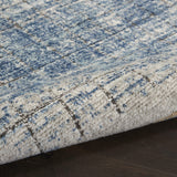 Nourison Concerto Abstract Blue 2'2" x 10' Area -Rug, Easy -Cleaning, Non Shedding, Bed Room, Living Room, Dining Room, Kitchen (2x10)
