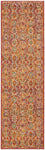 Nourison Allur Non-Shedding Transitional Moroccan Red Multicolor 2'3" x 7'6" Area Rug, (8' Runner)
