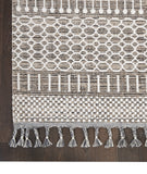 Nourison Asilah Mocha/Ivory 2'2" x 8'2" Area Rug, Boho, Moroccan, Easy Cleaning, Non Shedding, Bed Room, Living Room, Dining Room, Kitchen, (8' x Runner)
