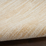 Nourison Essentials 10' Runner Ivory Gold Fabric Area Rug