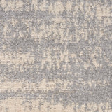Nourison Essentials Indoor/Outdoor Solid Abstract Grey/Beige 3' x 5' Area Rug, Easy Cleaning, Non Shedding, Bed Room, Living Room, Dining Room, Backyard, Deck, Patio (3x5)