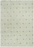 Nourison Casual Green 5'3" x 7' Area Rug Easy Clean, Non Shedding, Bed Room, Living Room, Dining Room, Kitchen (5' x 7')