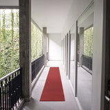 Nourison Essentials Indoor/Outdoor Brick Red 2'2" x 12' Area Rug, Easy Cleaning, Non Shedding, Bed Room, Living Room, Dining Room, Backyard, Deck, Patio (2x12)